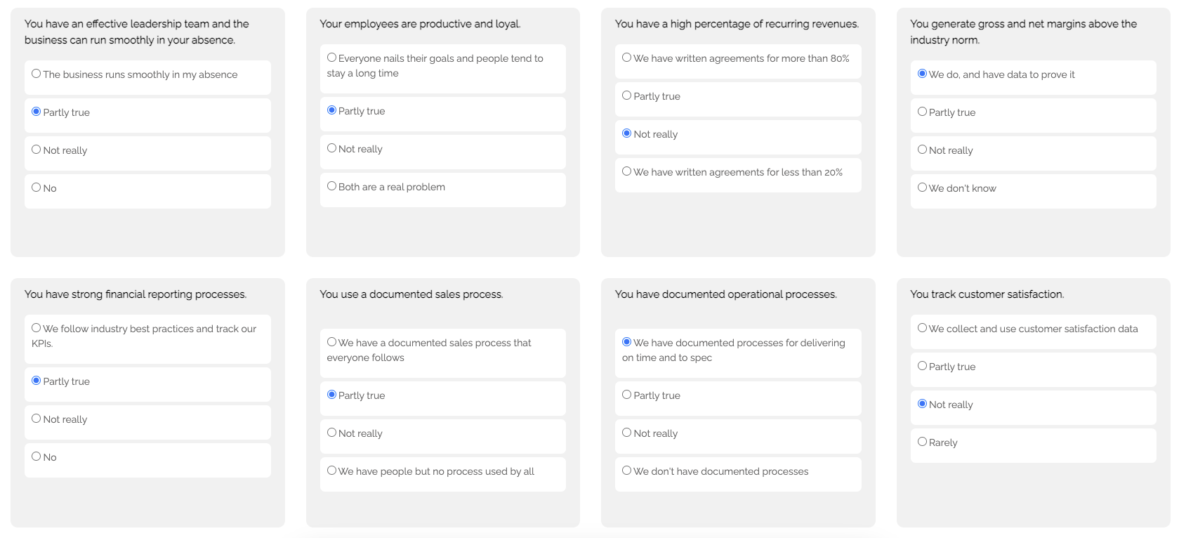Ridge Dim 1 Survey