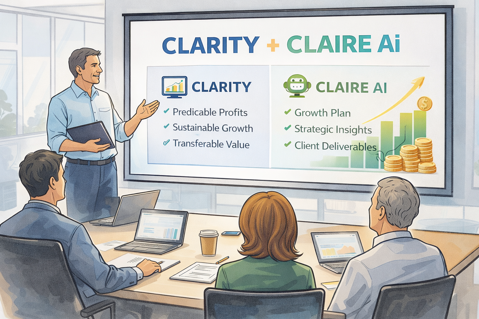 Introducing CLARITY Software + CLAIRE Ai: The Platform That Doesn't Just Measure Business Value, It Creates It